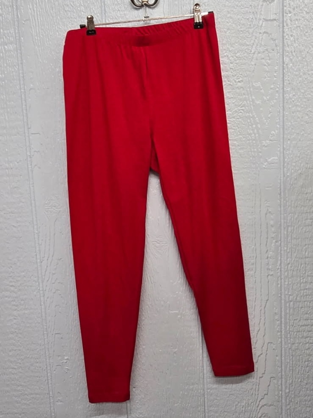 New XL Zenana Outfitters Red Stretch Leggings